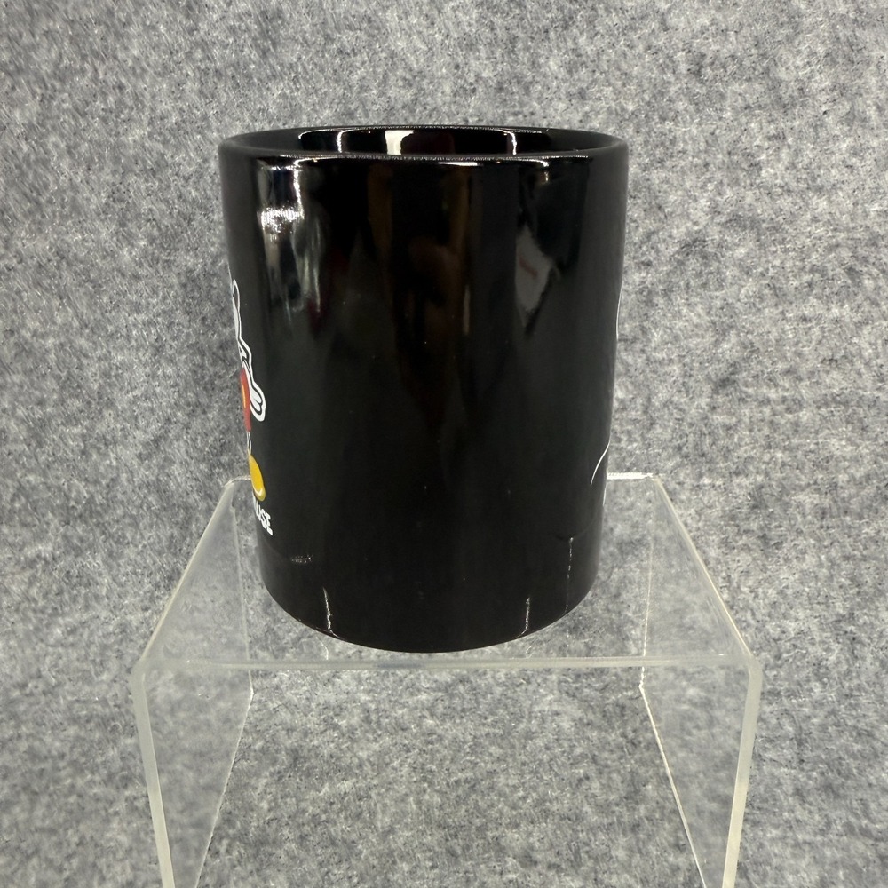 Disney Mickey Mouse Ceramic Coffee Tea Mug Cup Signature‎ Black Background - Picture 2 of 7